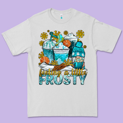 Feeling A Little Frosty Coffee Cups Premium Tee Designed By Nancycooperartshop