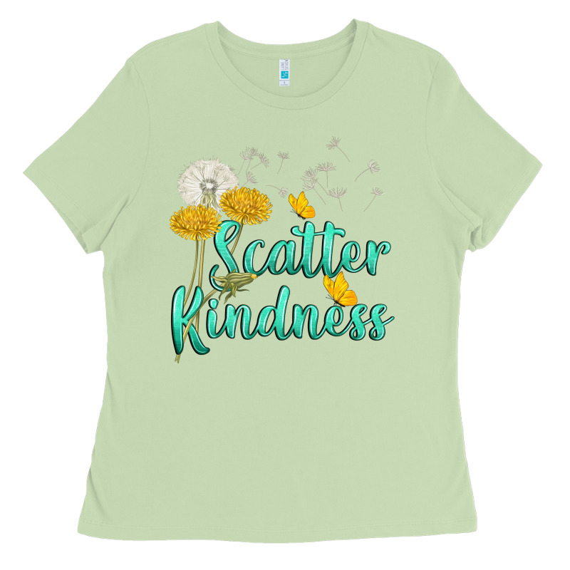 Scatter Kindness Ladies Tee by NancyCooperArtShop | Teevron