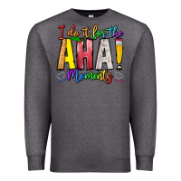 Charcoal Heather IDiot Of The Aha Moments Premium Sweatshirt - CowhideDigitalArt