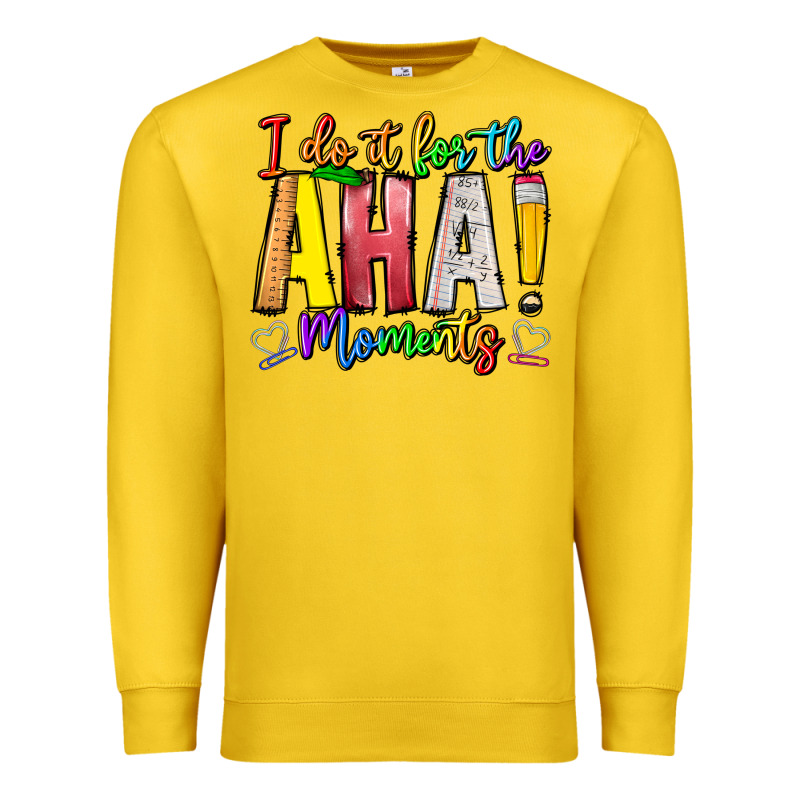Idiot Of The Aha Moments Premium Sweatshirt by CowhideDigitalArt | Teevron
