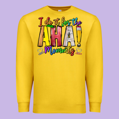 Idiot Of The Aha Moments Premium Sweatshirt Designed By Cowhidedigitalart
