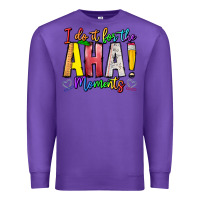 Purple IDiot Of The Aha Moments Premium Sweatshirt - CowhideDigitalArt