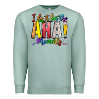 Seafoam IDiot Of The Aha Moments Premium Sweatshirt - CowhideDigitalArt