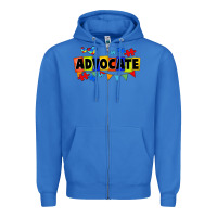 True Royal Advocate Autism Zipper Hoodie - FaDigitalArtStudio