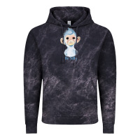 Cloud Black monkey cute animals Vintage Hoodie - RanaPortraitStore