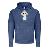 Vintage Denim monkey cute animals Vintage Hoodie - RanaPortraitStore