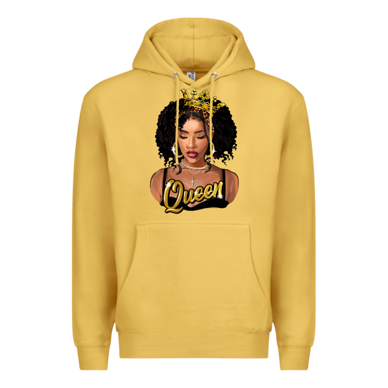 Black Queen Premium Hoodie by FaDigitalArtStudio | Teevron