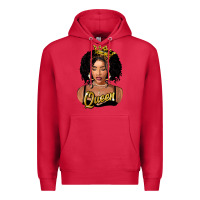 Cardinal black queen Premium Hoodie - FaDigitalArtStudio