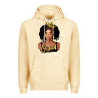 Pina Colada black queen Premium Hoodie - FaDigitalArtStudio