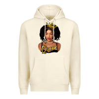 Sandshell black queen Premium Hoodie - FaDigitalArtStudio
