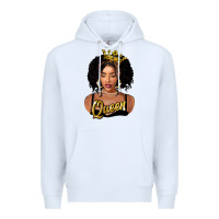 White black queen Premium Hoodie - FaDigitalArtStudio
