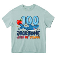 Arona 100 jawsome days of school Heavy Core Tee - MaliasSmallBusiness