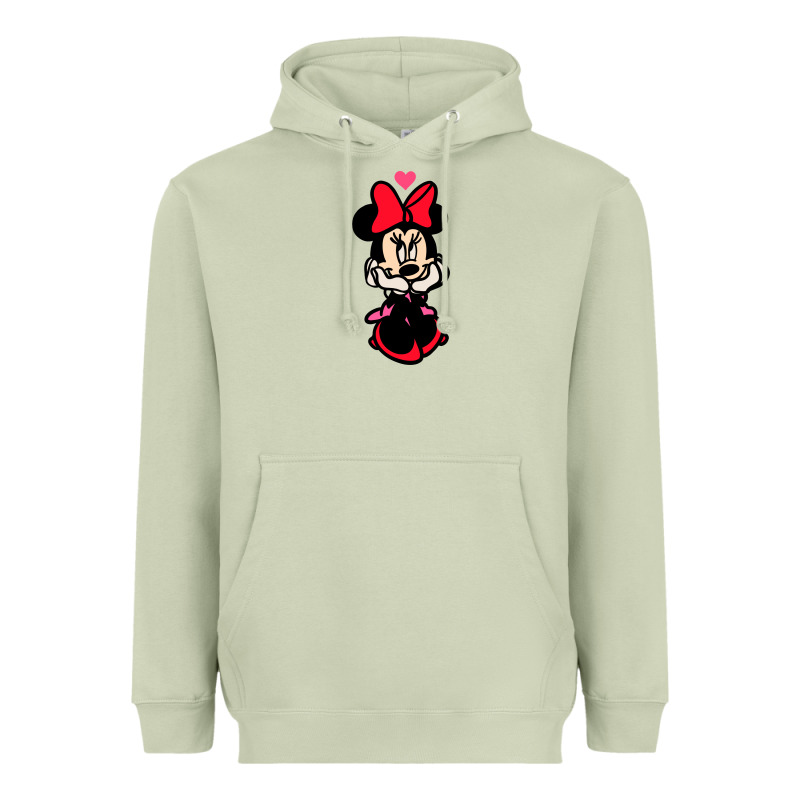 Minnie Mouse Heavyweight Hoodie by CowhideDigitalArt | Teevron