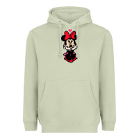 Matcha Minnie Mouse Heavyweight Hoodie - CowhideDigitalArt