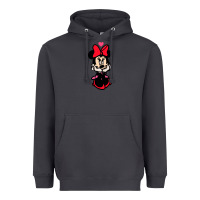 Smoke Minnie Mouse Heavyweight Hoodie - CowhideDigitalArt