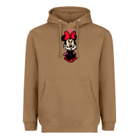 Toasted Coconut Minnie Mouse Heavyweight Hoodie - CowhideDigitalArt