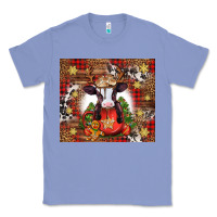 Colony Blue Christmas baby cow hot cocoa Classic Tee - Jasminsmagicworld