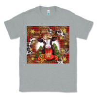 Heather Grey Christmas baby cow hot cocoa Classic Tee - Jasminsmagicworld