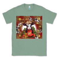 Sage Christmas baby cow hot cocoa Classic Tee - Jasminsmagicworld