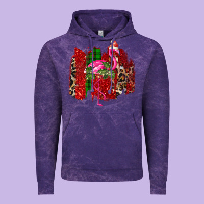 Christmas Flamingo Vintage Hoodie Designed By Bettercallsaul