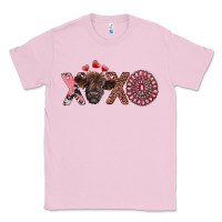 Bubblegum Pink xoxo calf and gemstone Classic Tee - RanaPortraitStore