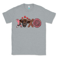Heather Grey xoxo calf and gemstone Classic Tee - RanaPortraitStore