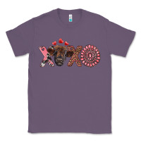 Lavender xoxo calf and gemstone Classic Tee - RanaPortraitStore