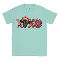 Seafoam xoxo calf and gemstone Classic Tee - RanaPortraitStore