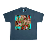 Midnight Navy ho ho ho gnome Urban Heavy Tee - JahusDesignShop