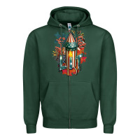 Sports Green Let's get lit Zipper Hoodie - FaDigitalArtStudio