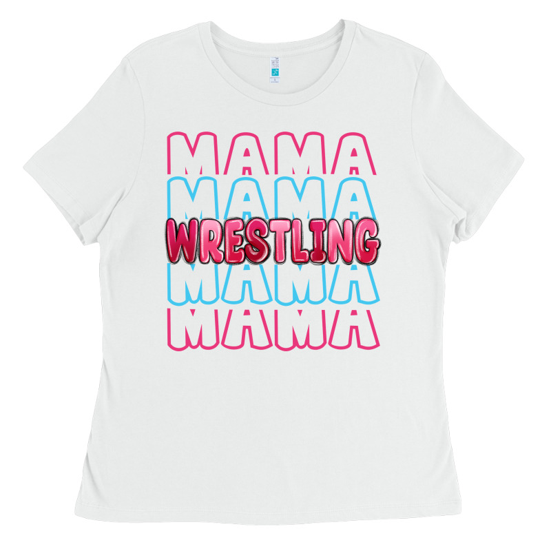 Wrestling Mama Ladies Tee by MaliasSmallBusiness | Teevron