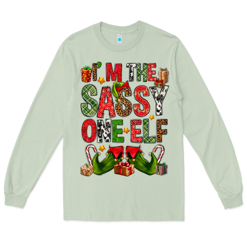 I'm The Sassy On The Elf Long Sleeve Tee by NancyCooperArtShop | Teevron