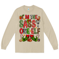 Mushroom I'm the sassy on the elf Long Sleeve Tee - NancyCooperArtShop