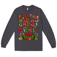 Smoke I'm the sassy on the elf Long Sleeve Tee - NancyCooperArtShop