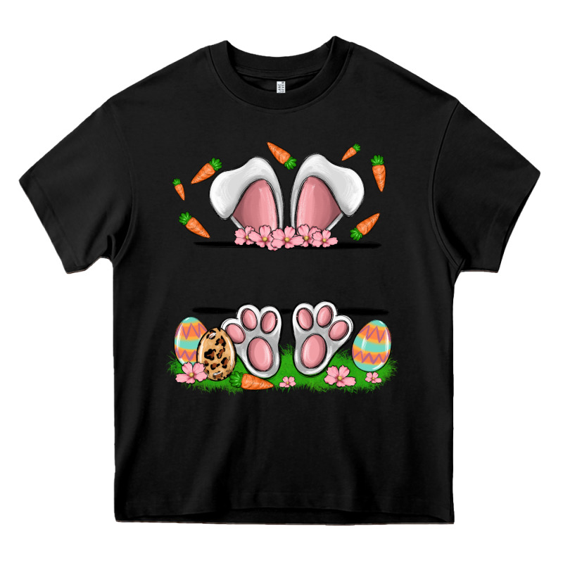 Easter Costom Name Rabbit Heavy Core Tee by MaliasSmallBusiness | Teevron