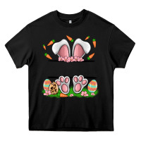 Black easter costom name rabbit Heavy Core Tee - MaliasSmallBusiness