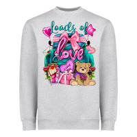 Loads Of Love Truck Valentine's Day Heavyweight Sweatshirt | Teevron