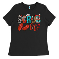 Black scrub life Ladies Tee - NancyCooperArtShop