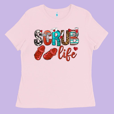 Scrub Life Ladies Tee Designed By Nancycooperartshop