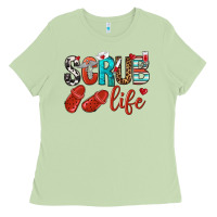 Matcha scrub life Ladies Tee - NancyCooperArtShop