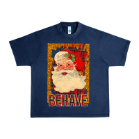 Navy Santa Behave Urban Heavy Tee - Bettercallsaul