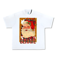 White Santa Behave Urban Heavy Tee - Bettercallsaul