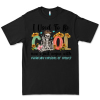 Black i used to be cool now i just argue with miniature Premium Tee - MaliasSmallBusiness