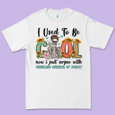 I Used To Be Cool Now I Just Argue With Miniature Premium Tee Designed By Maliassmallbusiness