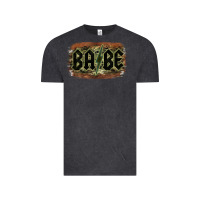 Vintage Black Camouflage Patterned Babe Tried Vintage Tee - Bettercallsaul