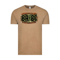 Camouflage Patterned Babe Tried Vintage Tee | Teevron