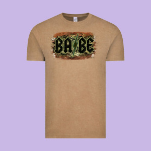 Camouflage Patterned Babe Tried Vintage Tee Designed By Bettercallsaul