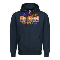 Navy Equal rights Zipper Hoodie - FaDigitalArtStudio