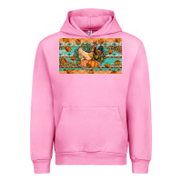Fuchsia Pink Fall coop animals pumpkin Urban Hoodie - Artiststas