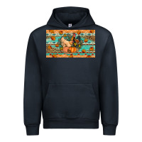 Navy Fall coop animals pumpkin Urban Hoodie - Artiststas